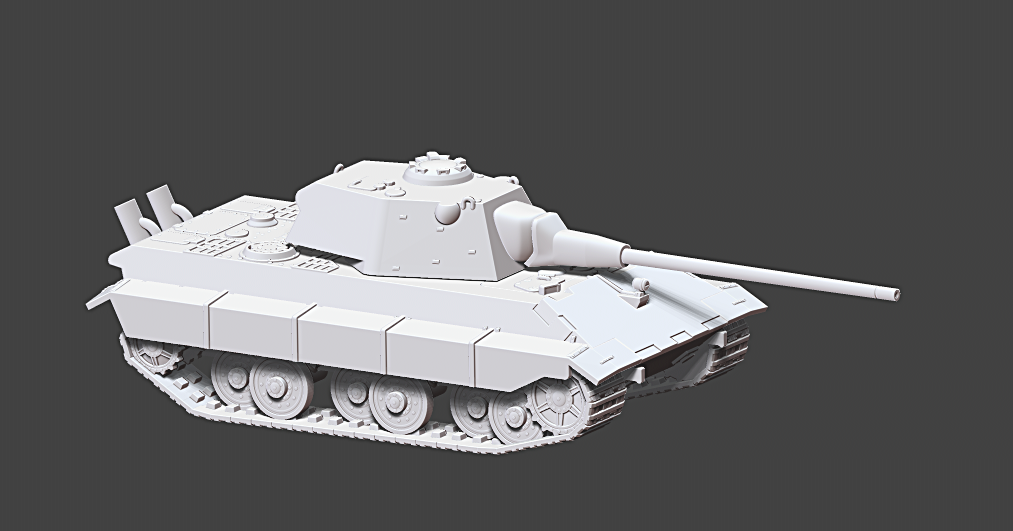 Diesel Punk 46 - E50 Tank file to print – little-metal