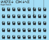 Decal - Mando clans Death Watch Black