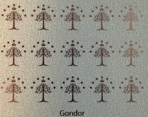 Decal - Gondor Shields Silver