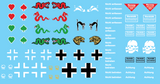 Decal - Weird War 2 German mechs 1/48