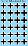 Decal - WW2 Aircraft Germany large 8mm