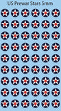 Decal - WW2 Aircraft US stars