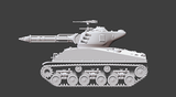 Diesel Punk 46 - M5A3 Tesla Tank  file to print