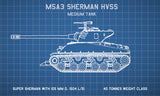 Diesel Punk 46 - M5A3 Sherman file to print