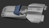 Sci-Fi Heavy Duty Air Speeder (printed)