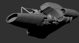 Sci-Fi Tandom Speeder stl file
