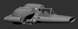 Sci-Fi Tandom Speeder stl file