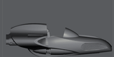 Sci-Fi Air Speeder stl file