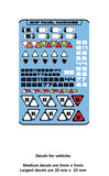 Decal - Panels and Markings Large Scale
